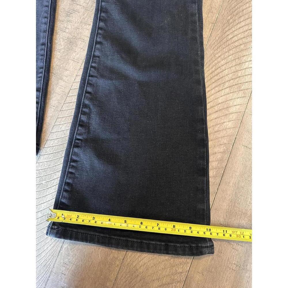 PILCRO Anthropologie The Icon Flare Jeans Mid Rise Black Wash Women’s size 32 - Picture 12 of 15